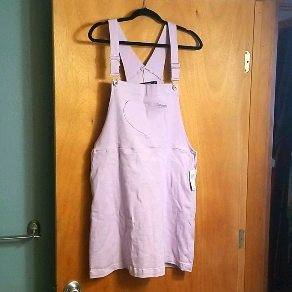 Lavender Overall Dress